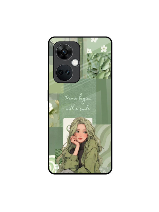 QRIOH Fantasy Girl Printed Sleek & Lightweight Silicone OnePlus Nord CE 3 5G Back Case