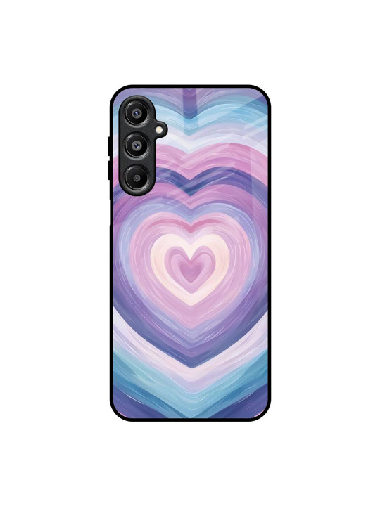 QRIOH Love Splash Printed Lightweight Silicone Samsung Galaxy A16 5G Glass Back Case