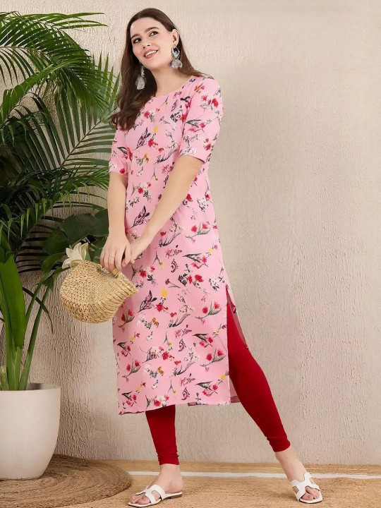 Anouk Rustic Women Ethnic Motifs Printed Crepe Kurta