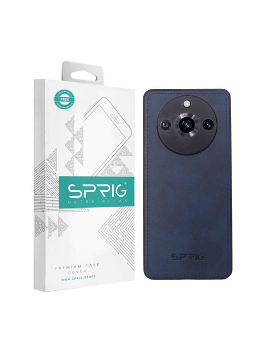 SPRIG Realme 11 Pro Matte PU Leather Back Cover