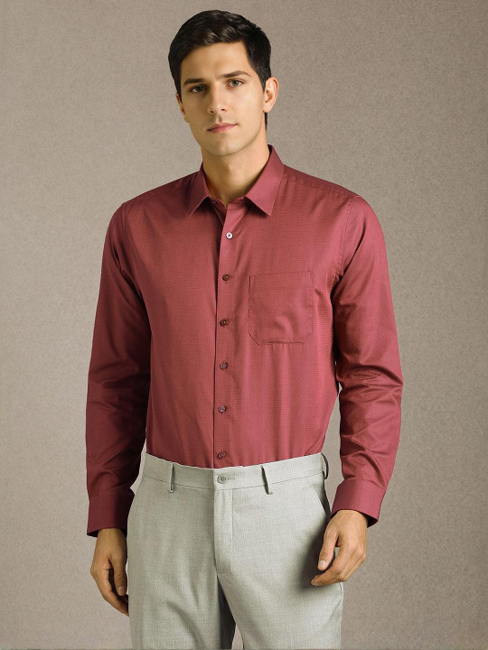 Louis Philippe Men Slim Fit Formal Shirt