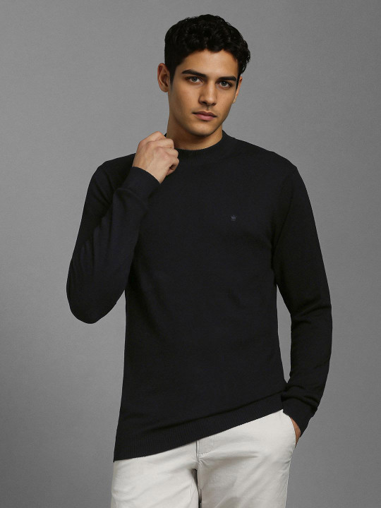 Louis Philippe Men Round Neck Pullover