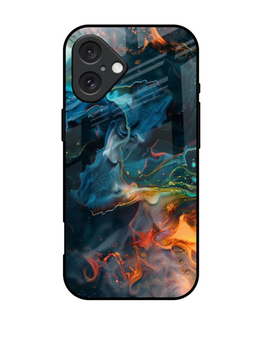 QRIOH Quirky Printed iPhone 16 Back Case Mobile Accessories