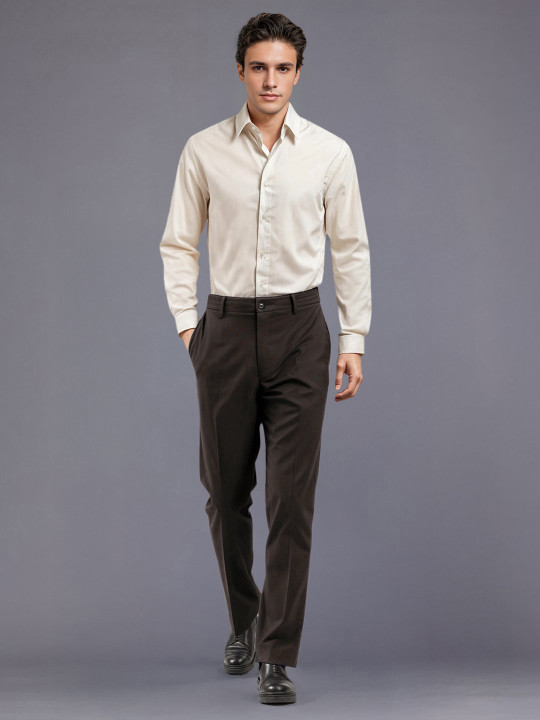 Louis Philippe Men Slim Fit Trousers