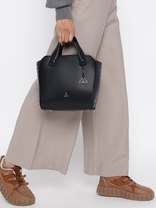 IRTH by House of Titan Structured Handheld Bag with Quilted
