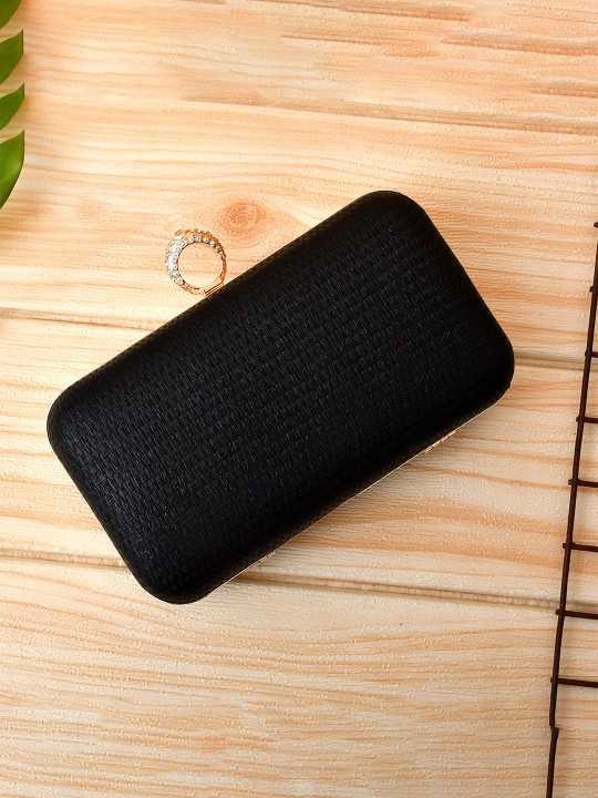 FOR THE BEAUTIFUL YOU Embellished Box Clutch