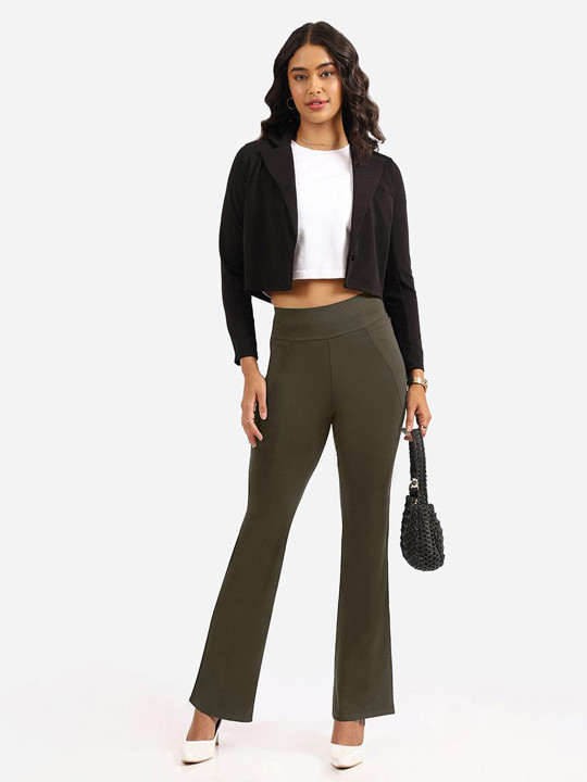 Blissclub Women AM:PM Cotton Flare Pants