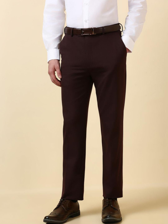 Allen Solly Sport Men Slim Fit Formal Trousers