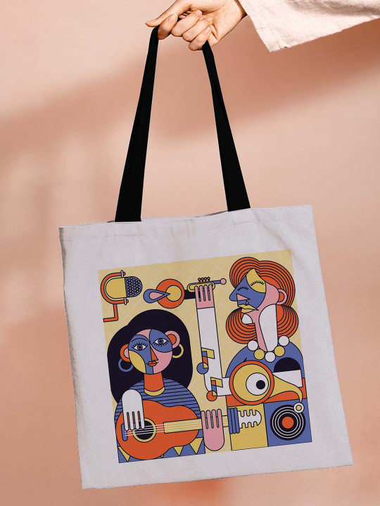 ARTBUG Printed Shopper Tote Bag