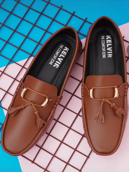 FUNNY FIRE Men Synthetic Leather Loafers