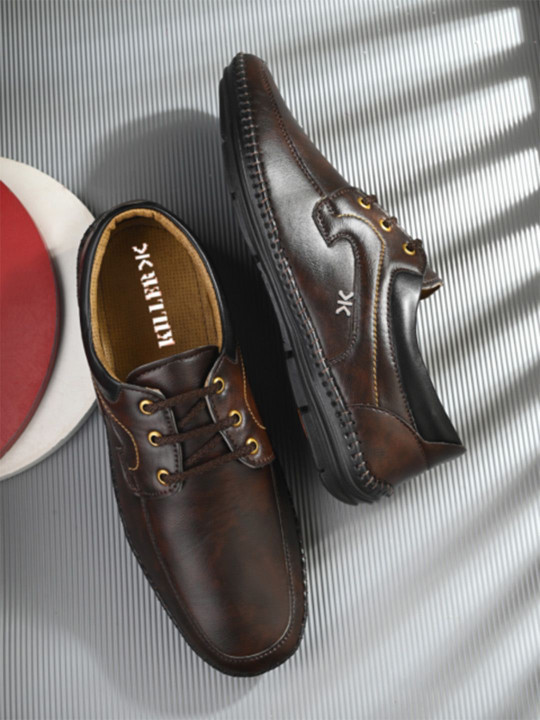 Killer Men Lightweight Round Toe Lace-Ups Derbys