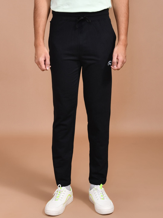 SKYKNIT Men Slim Fit Cotton Mid Rise Track Pants
