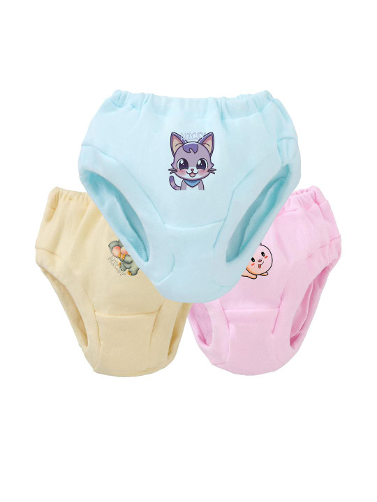 Nicsy Set of 3 Mid-Rise Basic Briefs