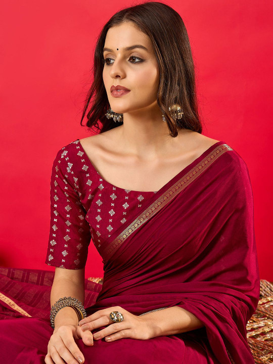 all about you Woven Design Zari Banarasi Saree