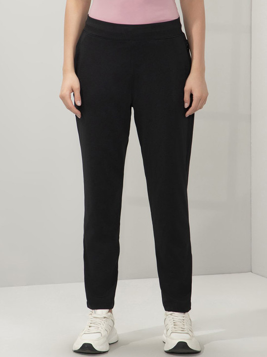 Amante Women Relaxed Fit Mid Rise Track Pants
