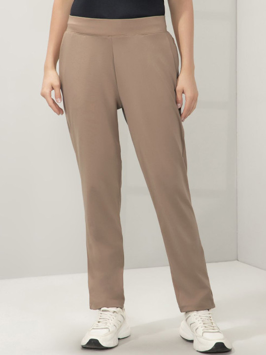 Amante Women Relaxed Fit Mid-Rise Track Pants
