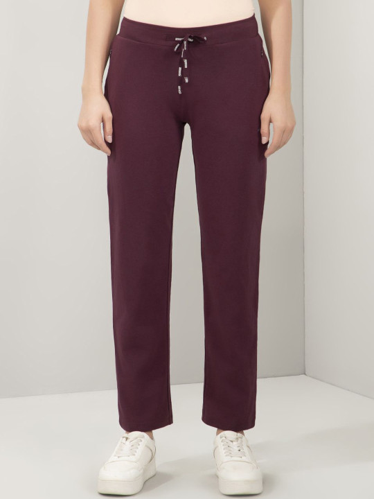Amante Women Relaxed Fit Mid-Rise Track Pants