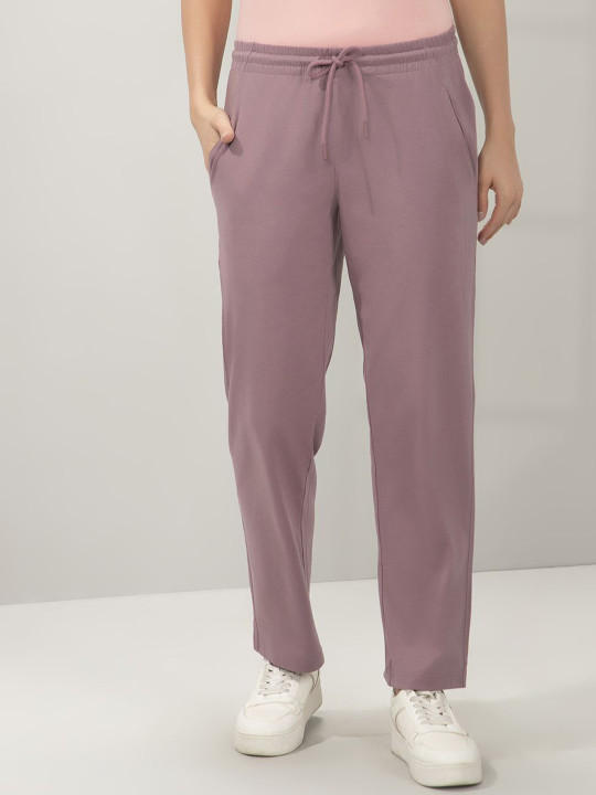 Amante Women Relaxed Fit Mid-Rise Track Pants