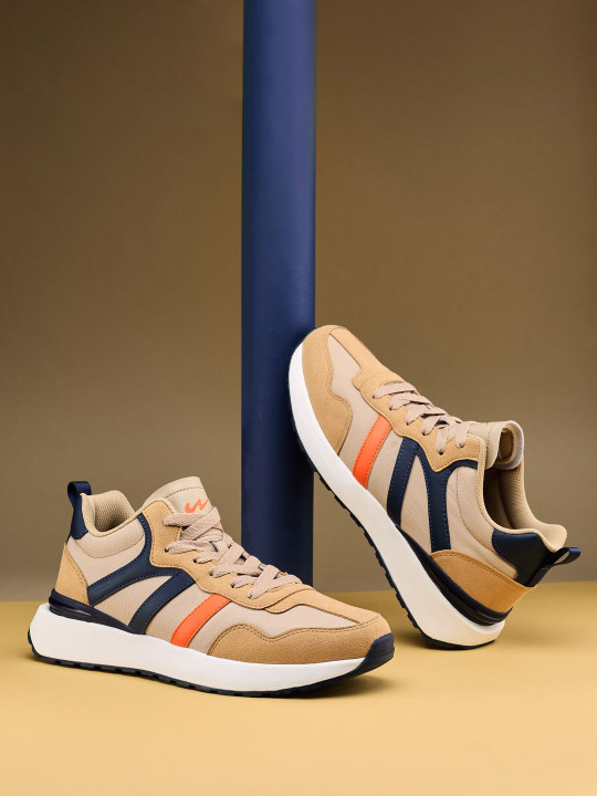 Campus Men HINGE Colourblocked Round Toe Sneakers