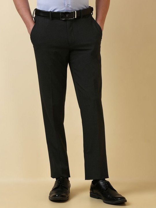 Allen Solly Sport Men Slim Fit Mid-Rise Formal Trouser