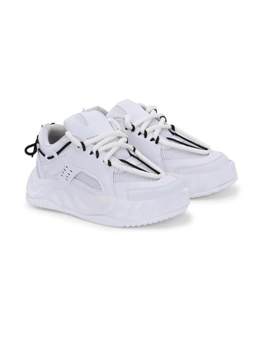 Overstar Men White Casual Shoes