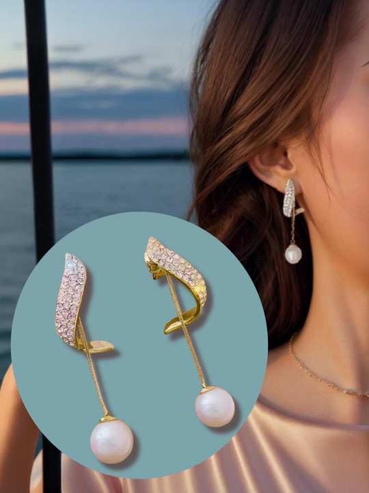 RAPPERSSHOP Elegant Gold-Plated Earrings