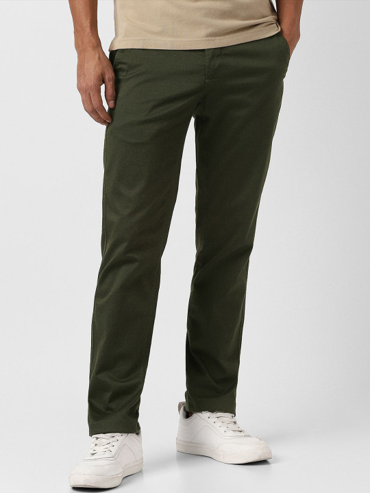Van Heusen Sport Men Slim Fit Mid-Rise Trousers