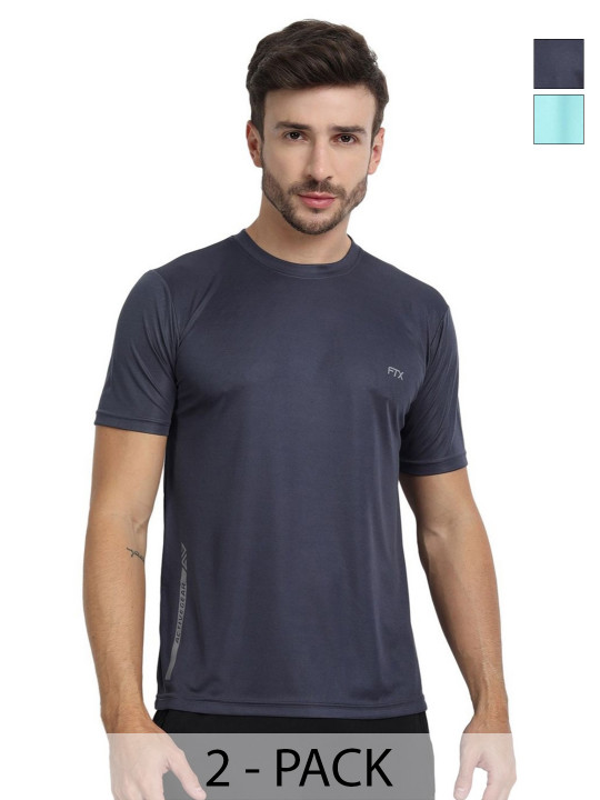 FTX Pack Of 2 Round Neck Dri-FIT T-Shirts