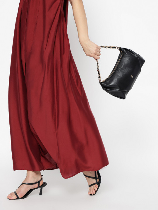 IRTH by House of Titan Textured Structured Handheld Bag
