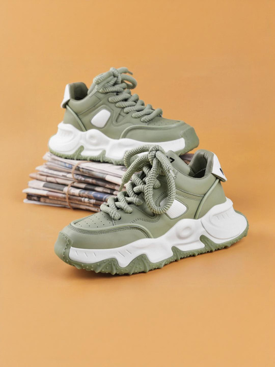 Overstar Men Green Synthetic Casual Shoes