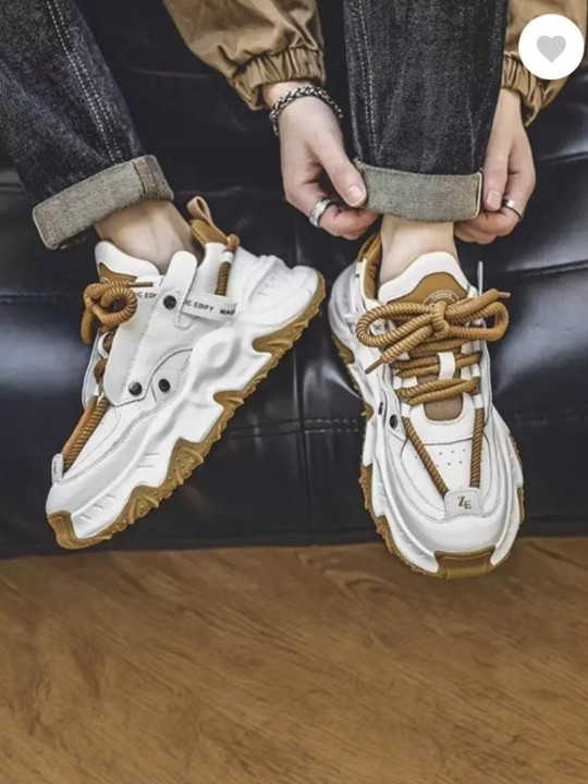 Kerzl Men Tan Synthetic Casual Shoes