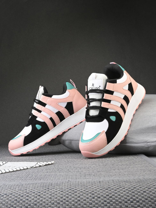 Rowlans Women Lightweight Colourblocked Sneakers