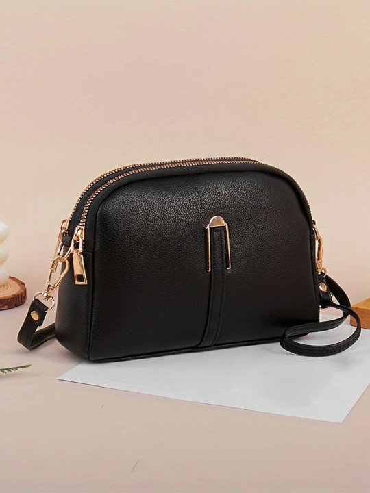 Women Textured Crossbody Sling Bag