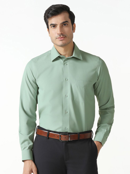 Blackberrys India Slim Fit Spread Collar Formal Shirt
