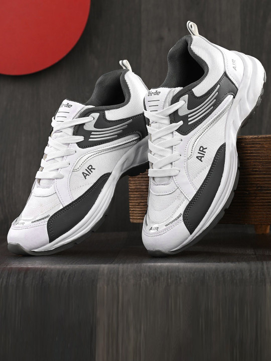 BIRDE Men Colourblocked Lightweight Lace-Ups Sneakers