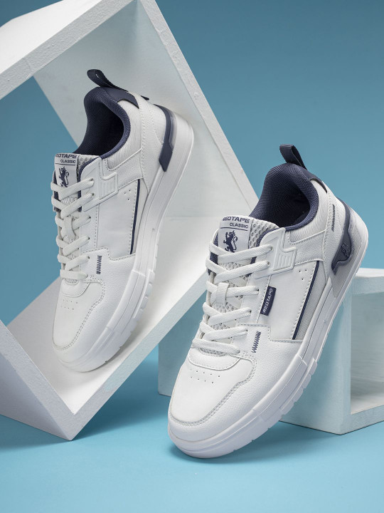 Men Colourblocked Lace-Ups Sneakers