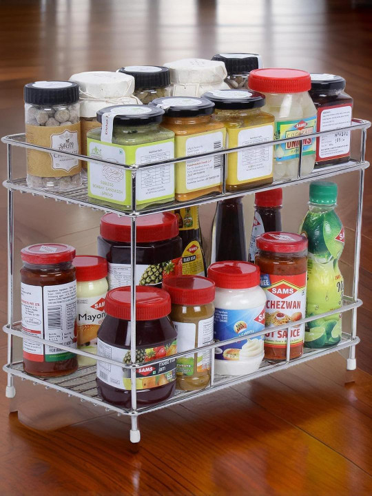 Silver-Toned Regular Multi-Utility Organisers