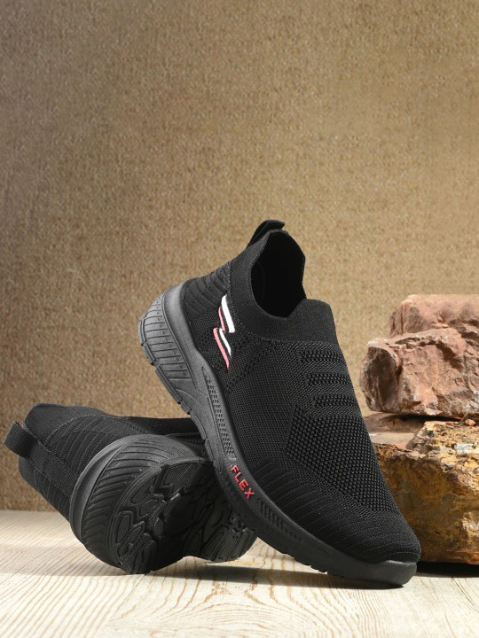 BIRDE Men Woven Design Sneakers