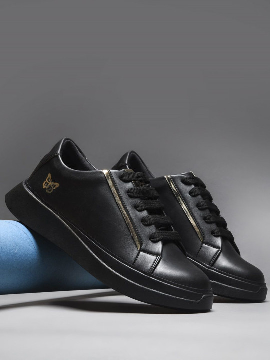 Froh Feet Women Solid Round Toe Regular Sneakers