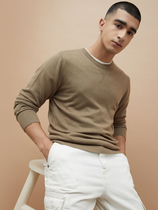 Fame Forever by Lifestyle Men Solid Pullover