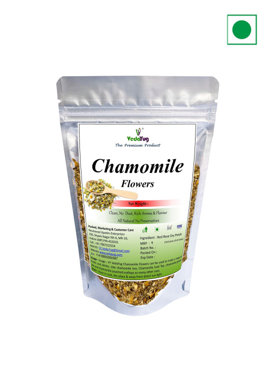 VY VedaYug Chamomile Flower Tea Leaves - 100 g