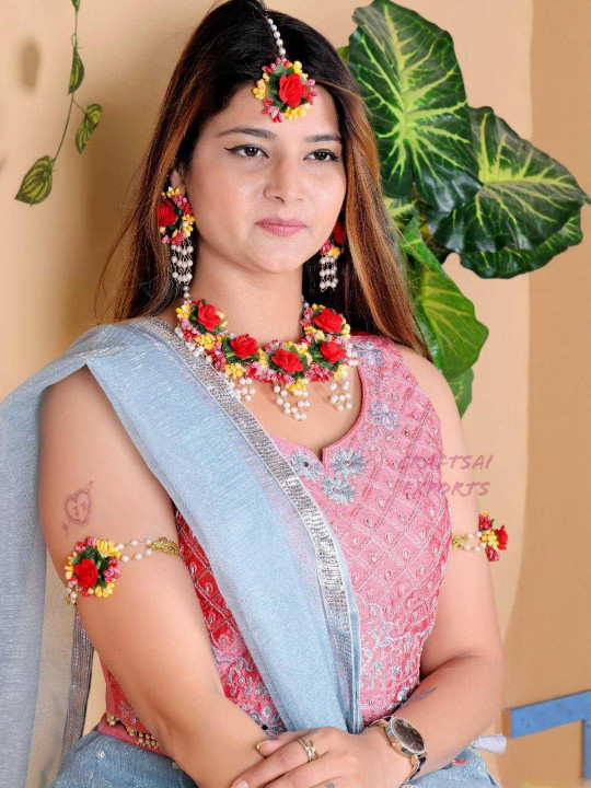 craftsai exports Women Yellow Jewellery Set