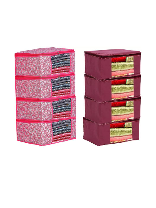 BB BACKBENCHERS Pink Set of 8 Regular Suit Organiser