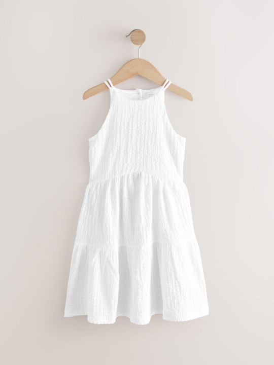 NEXT Girls Crinkle A-Line Dress