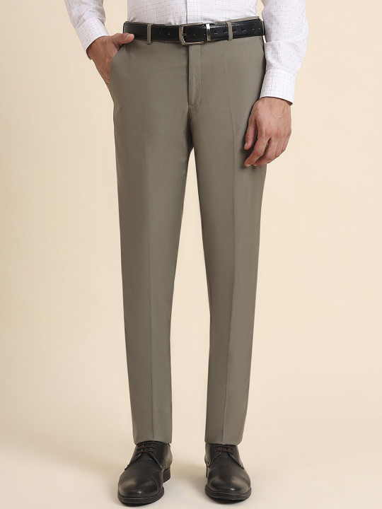 METAL Men Slim Fit Formal Trouser