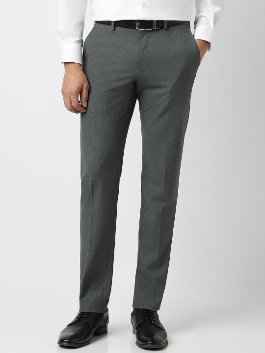 Van Heusen Men Slim Fit Formal Trousers