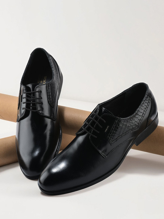 Woodland Men Leather Formal Derbys