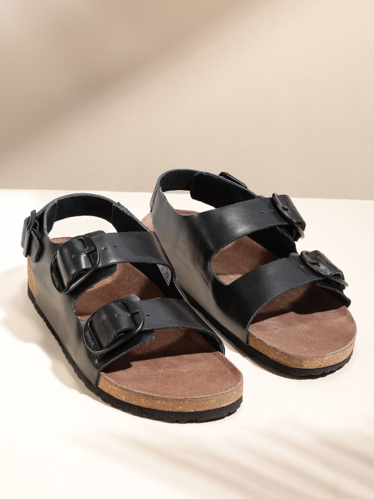 Nautica Men Leather Comfort Sandals