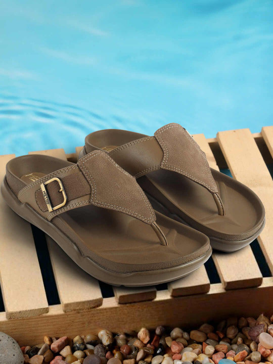 Metro Men Leather Comfort Sandals