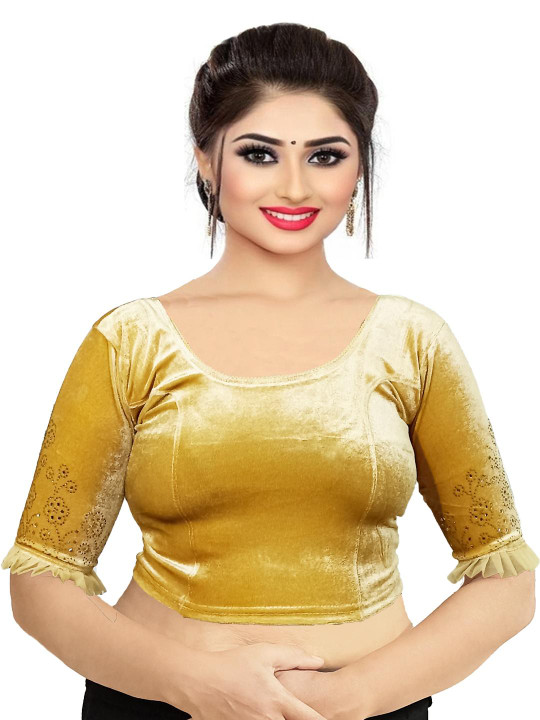 PU FASHION Women Embellished Saree Blouse